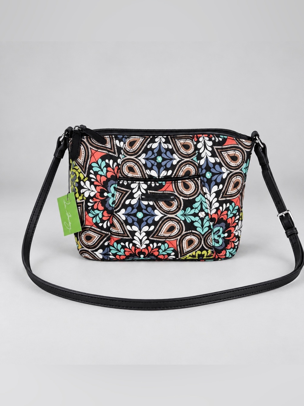 Vera Bradley Sierra Curvy Crossbody Bag Purse Bohemian Quilted New